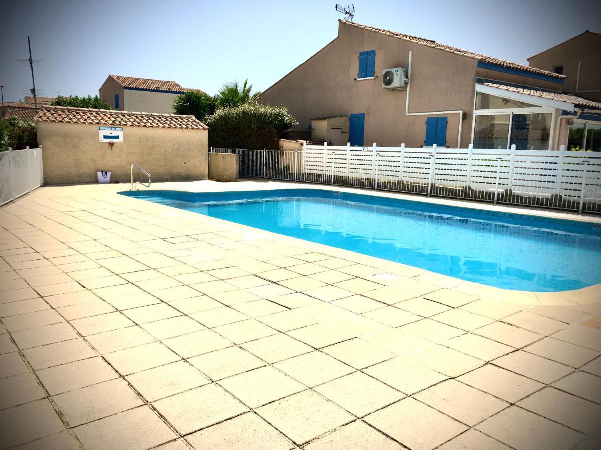 De La Clape A La Mer Mon Petit Pavillon Labellise - F2- Piscine Commune - Wifi Gratuit- Parking Prive - Arrivee Autonome - 800 M Plage - Grande Terrasse Abritee Vent - Saint-Pierre-la-Mer  Exteriör bild